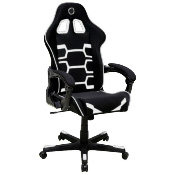 Silla Gamer Nibio Savage negro con blanco