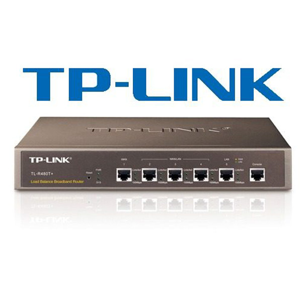 Router TP-LINK Empresarial 2WAN + 3LAN TL-R480T+