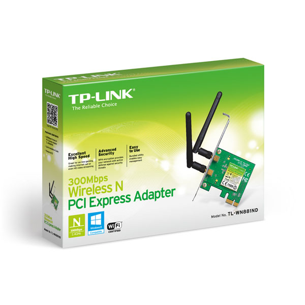 Tarjeta de Red TP-LINK PCI-X TL-WN881ND N300