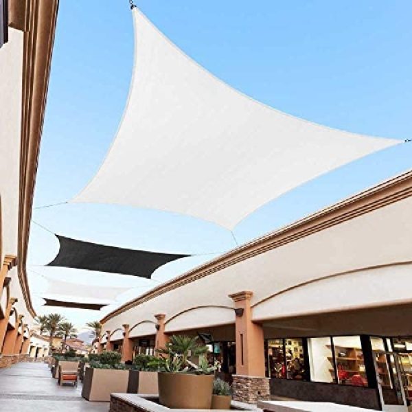 Malla Toldo Vela Alta Calidad 6 x 3 metros Uv 98% Blanco