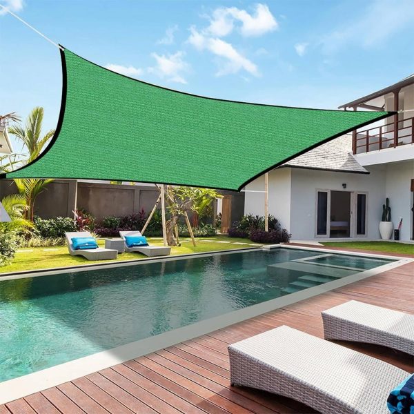 Malla Toldo Vela Alta Calidad 6 x 3 metros Uv 98% Verde