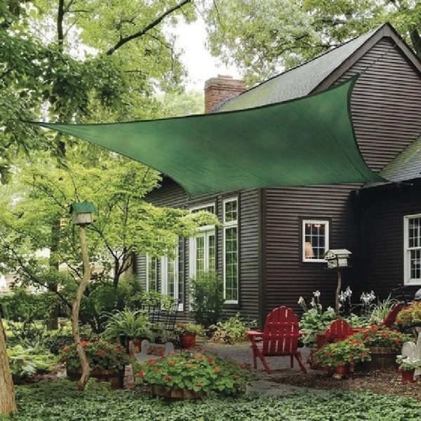 Malla Toldo Vela Alta Calidad 6 x 3 metros Uv 98% Verde