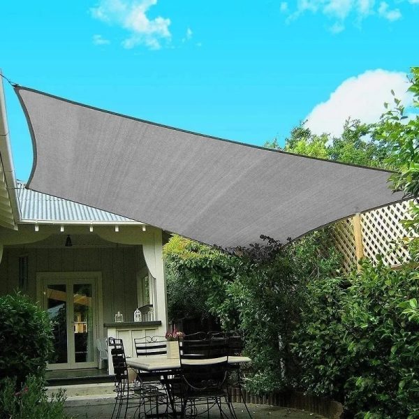 Malla Toldo Vela Alta Calidad 7 x 3 metros Filtro Uv98% Gris