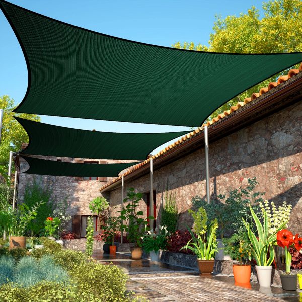 Malla Toldo Vela Alta Calidad 8 x 10 metros Uv 98% Verde