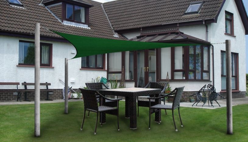 Malla Toldo Vela Alta Calidad 8 x 7 metros Uv 98% Verde Malla Toldo Vela Alta Calidad 8 x 7 metros Uv 98% Verde