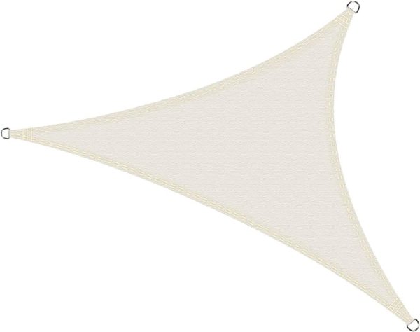 Toldo Vela sombra viento y granizo- 4*4*5.6 triangulo BLANCO