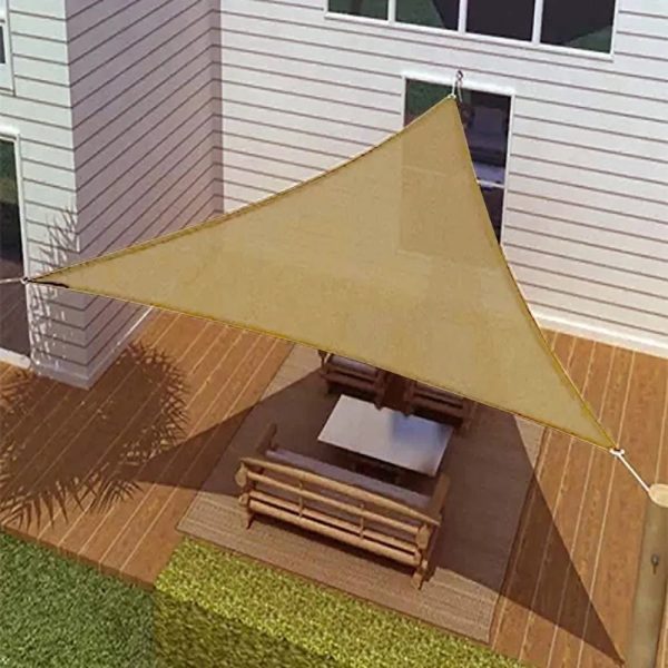 Toldo Vela sombra viento y granizo - 4*4*5.6 triangulo BEIGE