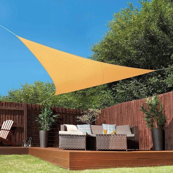 Toldo Vela sombra viento y granizo - 4*4*5.6 triangulo BEIGE