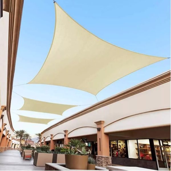 Toldo Vela sombra viento y granizo - 4*4*5.6 triangulo BEIGE