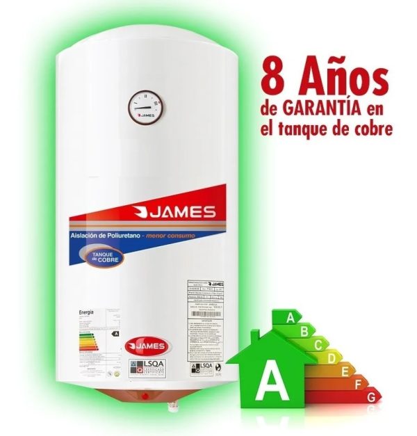 Calefon Termotanque James 110 Litros Prisma Cobre - Efi. A