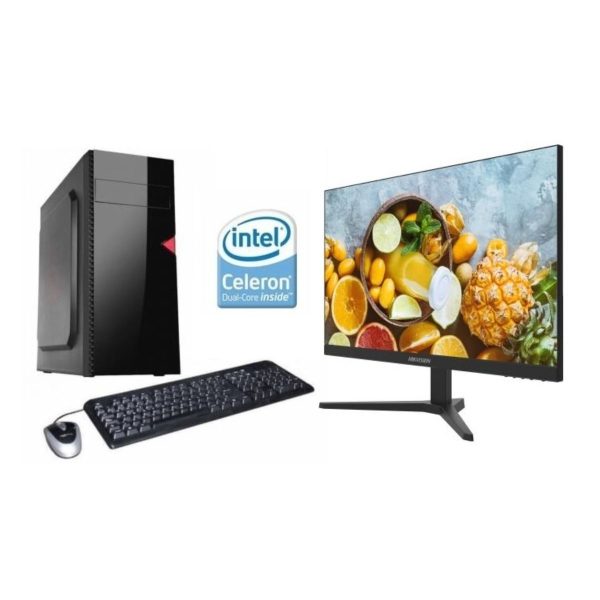 Combo Equipo Celeron J4125 8gb + 256gbSSD + Monitor 24 nuevo