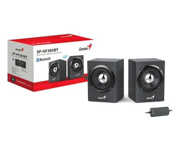 Parlante Genius 2.0 4W madera Bluetooth 5.0 SP-HF385BT