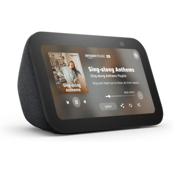 Parlante inteligente Amazon Echo Show 5 negro - Año 2023