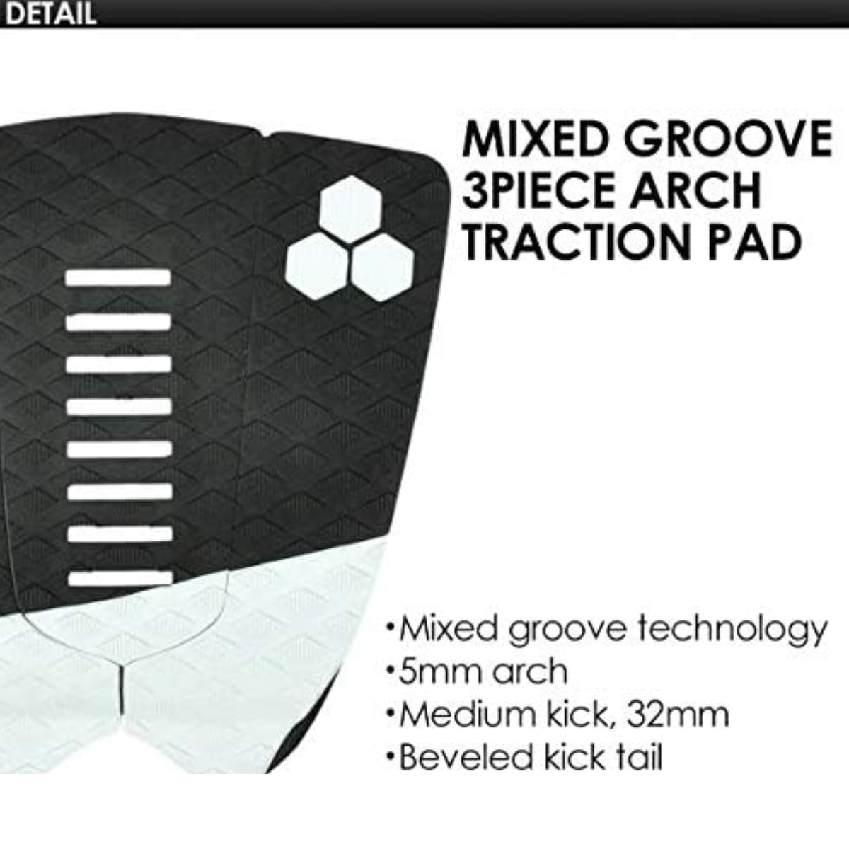 Almohadilla De Tracción Para Tabla De Surf MIXED GROOVE