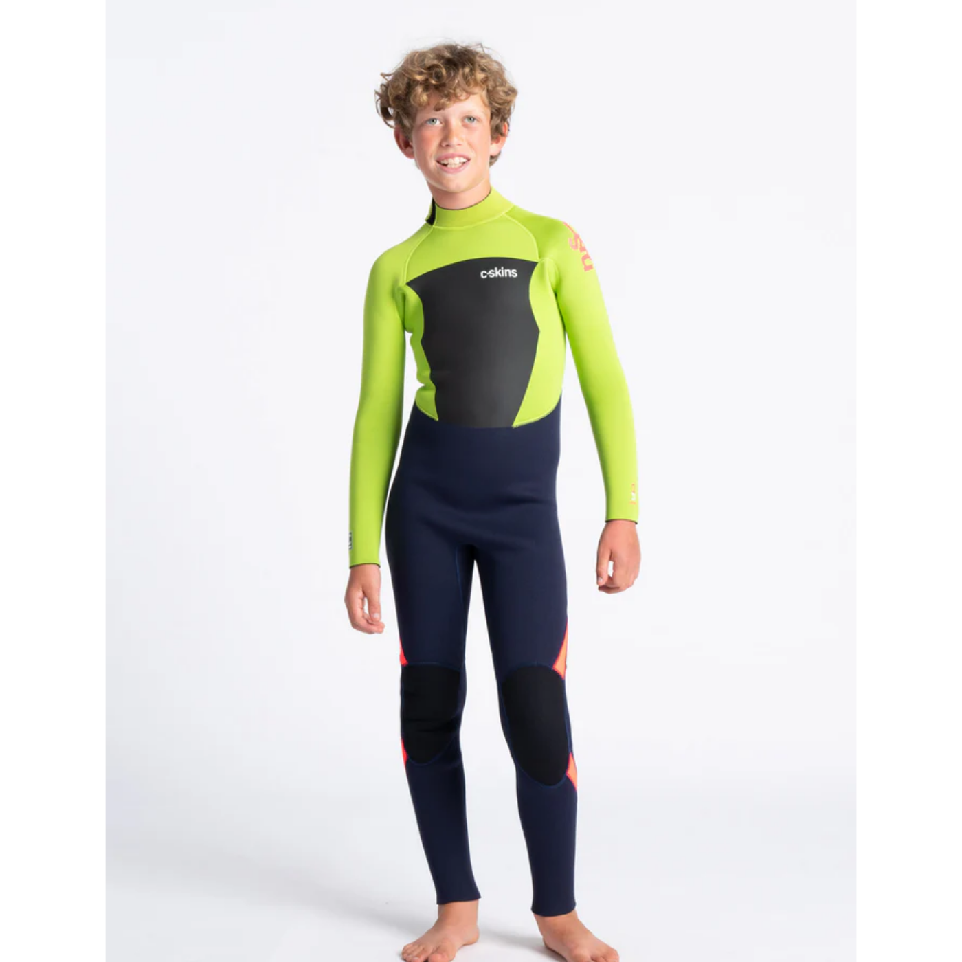 Traje de neopreno c-skins niños Largo BLUE/LIME/FLO RED/XL Traje de neopreno c-skins niños Largo BLUE/LIME/FLO RED/XL