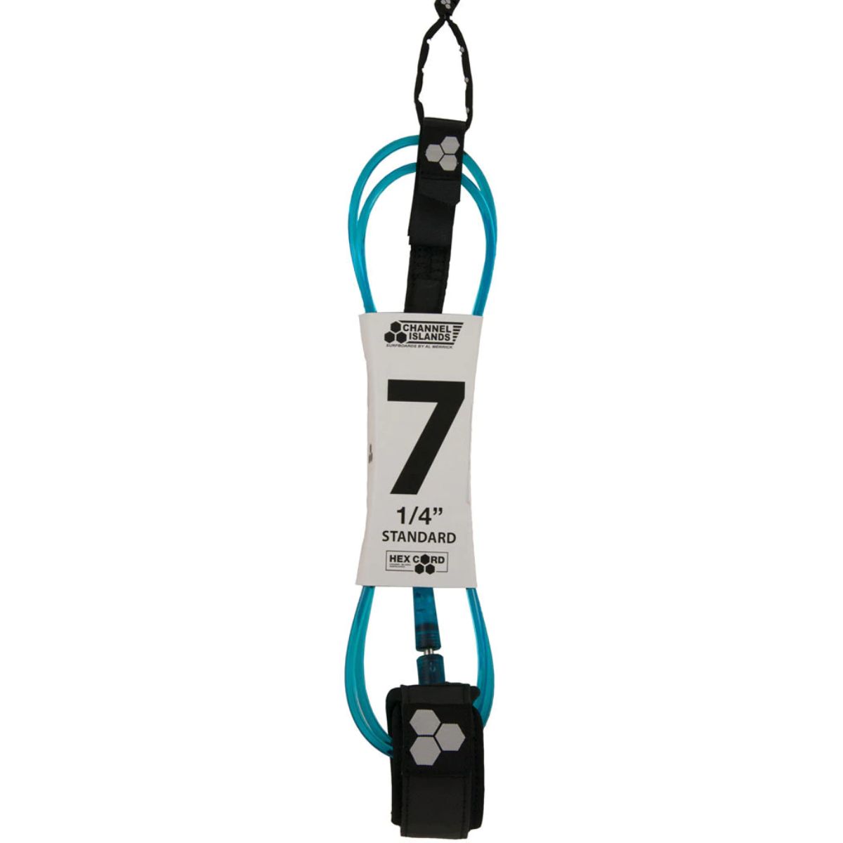 Leash Para Tabla De Surf 2,1M HEX CORD Azul CHANNEL ISLANDS