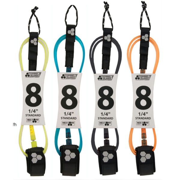 Leash Para Tabla De Surf 2,4M HEX CORD Azul CHANNEL ISLANDS