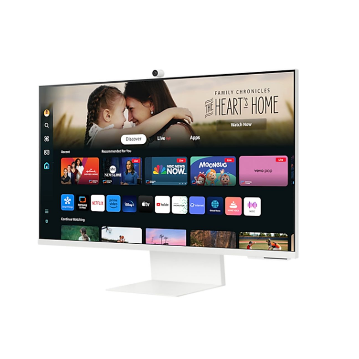 Monitor Gamer Samsung Smart M8 32" VA 4k 60hz Blanco Gaming