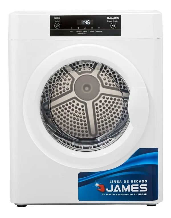 Secarropas James Carga Frontal SEM 30 3KG para amurar o piso