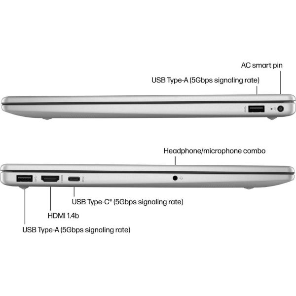 Copia - Notebook HP 15-FC0025 Ryzen™ 5 7520U 512GB SSD 8GB 15.6" (1366x768) TOUCHSCREEN WIN11 S NATURAL SILVER. 90 Day Warranty - 9Q1E9UA#ABA-R
