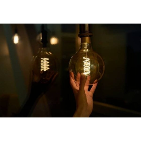 Lampara Shelly Vintage G125 Wi-fi - Luz regulable E27