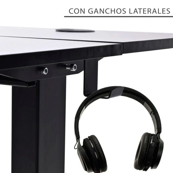 Copia - Escritorio Eléctrico Gamer Ergonómico Con Altura Ajustable - NEGRO