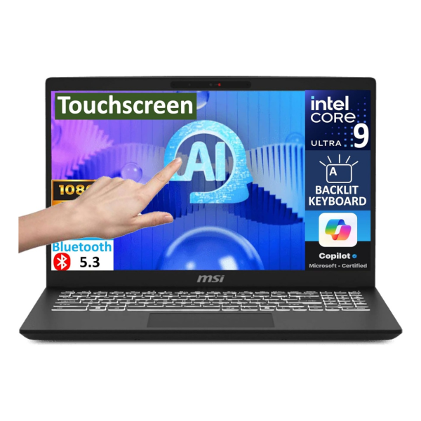 Copia - Notebook MSI Modern 15 H AI Ultra 9 5.1Ghz 32GB 1TB SSD 15.6" FHD Touch
