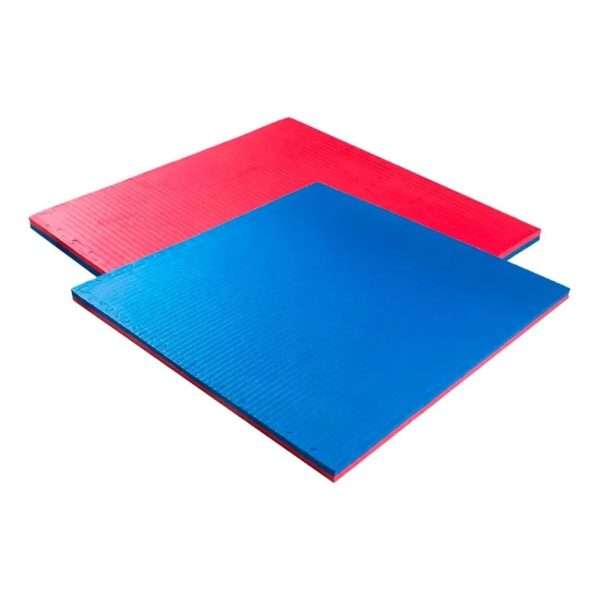 Copia - Piso Tatami Goma Eva Encastrable 1x1m 2cm ROJO-AZUL