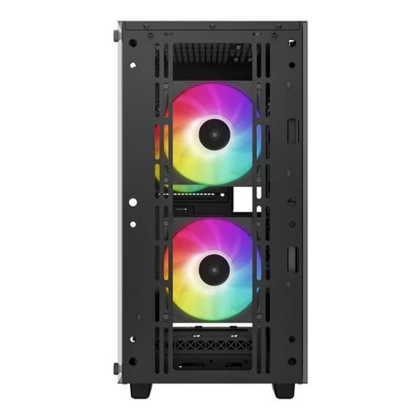 Gabinete Gamer Deepcool CC360 ARGB Negro 3 fans RGB de 120mm