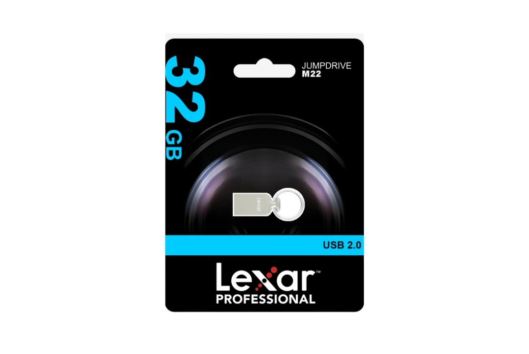 Pendrive Lexar M22 32GB USB 2.0 - Diseño ultra compacto