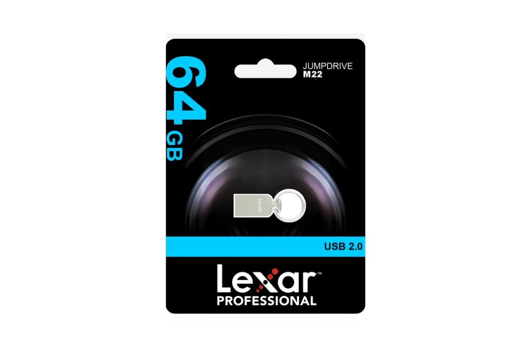 Pendrive Lexar M22 64GB USB 2.0 - Diseño ultra compacto