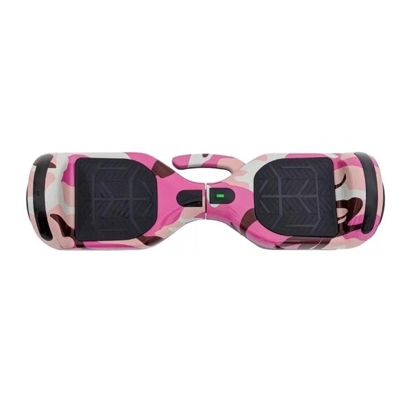 Patineta Eléctrica Hoverboard BT c/Rodilleras Rosa Camuflado