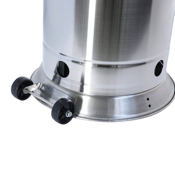 Copia - Calefactor Exterior de Gas con Regulador de Llama BLACK